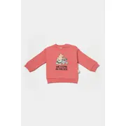 Set hanorac si pantaloni, Two thread, 100%bumbac organic - Rose, BabyCosy (Marime: 6-9 luni) JEMBC-CSY8026-6