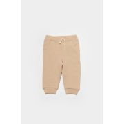 Set hanorac si pantaloni, Two thread, 100%bumbac organic - Stone, BabyCosy (Marime: 12-18 Luni) JEMBC-CSY8027-12
