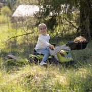 Tractor cu pedale si remorca smoby farmer max verde cu negru hubs7600710132