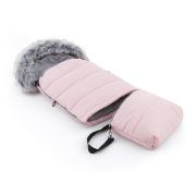 Feedo - Sac de iarna, Multifunctional, Poate fi utilizat ca geanta prin desfacerea fermoarului, Atasabil la carucior, Lana, 110 cm, 0-3 ani, Roz BYN201201