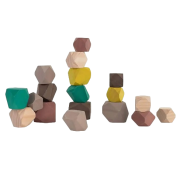Joc educativ pentru dezvoltarea motricitatii wood stones - okeml94052