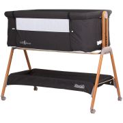 Patut co-sleeper chipolino sweet dreams graphite wood hubkossd0232gt