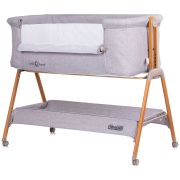 Patut co-sleeper chipolino sweet dreams grey wood hubkossd0231gy