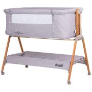 Patut co-sleeper chipolino sweet dreams grey wood hubkossd0231gy