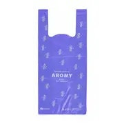 Petite&Mars - Saci parfumati pentru scutece, Aromy, Cu miros de lavanda, Rezistenti, Manere lungi, 100 bucati, Mov BYN306090