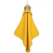 Prosop de baie cu gluga Waffle Bunny 80x80 cm Infantilo IF2511 BBJIF2511_Galben Mustar