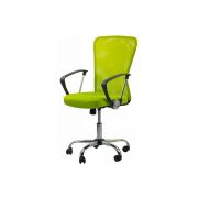 Scaun birou mesh off 622, mecanism de balans, cadru cromat, rotativ, 110 kg, verde drm10245