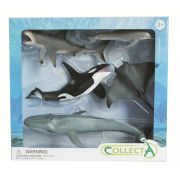 Set de 5 figurine pictate manual viata marina - okecol84072wb