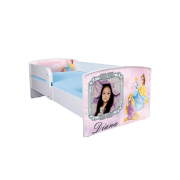 Patut Personalizat Printesele Disney 140x70 Cu Saltea Inclusa Varianta Fara Sertar Ptv2765