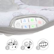 Balansoar multifunctional cu sunete si jucarii kidwell pino - feathers edeedilebupin01a4