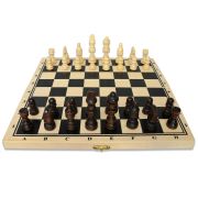 Joc noris deluxe wooden chess hubs606108014