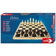 Joc noris deluxe wooden chess hubs606108014