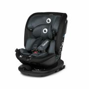 Lionelo - Scaun auto Bastiaan RWF i-Size, Pozitie de somn, Protectie laterala, Rotire 360 grade, 0-36 Kg, Cu Isofix si Centura Top Tether, Conform cu standardul european de securitate ECE R129, Gri BYNLO-BASTIAAN_RWF_ISIZE_GREY_STONE