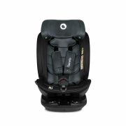 Lionelo - Scaun auto Bastiaan RWF i-Size, Pozitie de somn, Protectie laterala, Rotire 360 grade, 0-36 Kg, Cu Isofix si Centura Top Tether, Conform cu standardul european de securitate ECE R129, Gri BYNLO-BASTIAAN_RWF_ISIZE_GREY_STONE