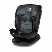 Lionelo - Scaun auto Bastiaan RWF i-Size, Pozitie de somn, Protectie laterala, Rotire 360 grade, 0-36 Kg, Cu Isofix si Centura Top Tether, Conform cu standardul european de securitate ECE R129, Gri BYNLO-BASTIAAN_RWF_ISIZE_GREY_STONE