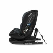 Lionelo - Scaun auto Bastiaan RWF i-Size, Pozitie de somn, Protectie laterala, Rotire 360 grade, 0-36 Kg, Cu Isofix si Centura Top Tether, Conform cu standardul european de securitate ECE R129, Gri BYNLO-BASTIAAN_RWF_ISIZE_GREY_STONE
