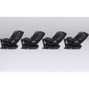 Lionelo - Scaun auto Bastiaan RWF i-Size, Pozitie de somn, Protectie laterala, Rotire 360 grade, 0-36 Kg, Cu Isofix si Centura Top Tether, Conform cu standardul european de securitate ECE R129, Gri BYNLO-BASTIAAN_RWF_ISIZE_GREY_STONE