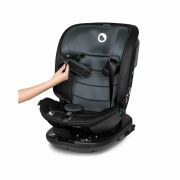 Lionelo - Scaun auto Bastiaan RWF i-Size, Pozitie de somn, Protectie laterala, Rotire 360 grade, 0-36 Kg, Cu Isofix si Centura Top Tether, Conform cu standardul european de securitate ECE R129, Gri BYNLO-BASTIAAN_RWF_ISIZE_GREY_STONE