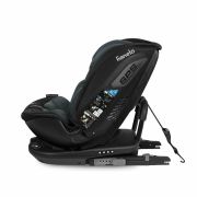 Lionelo - Scaun auto Bastiaan RWF i-Size, Pozitie de somn, Protectie laterala, Rotire 360 grade, 0-36 Kg, Cu Isofix si Centura Top Tether, Conform cu standardul european de securitate ECE R129, Gri BYNLO-BASTIAAN_RWF_ISIZE_GREY_STONE