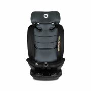 Lionelo - Scaun auto Bastiaan RWF i-Size, Pozitie de somn, Protectie laterala, Rotire 360 grade, 0-36 Kg, Cu Isofix si Centura Top Tether, Conform cu standardul european de securitate ECE R129, Gri BYNLO-BASTIAAN_RWF_ISIZE_GREY_STONE