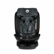 Lionelo - Scaun auto Bastiaan RWF i-Size, Pozitie de somn, Protectie laterala, Rotire 360 grade, 0-36 Kg, Cu Isofix si Centura Top Tether, Conform cu standardul european de securitate ECE R129, Gri BYNLO-BASTIAAN_RWF_ISIZE_GREY_STONE