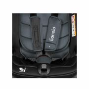 Lionelo - Scaun auto Bastiaan RWF i-Size, Pozitie de somn, Protectie laterala, Rotire 360 grade, 0-36 Kg, Cu Isofix si Centura Top Tether, Conform cu standardul european de securitate ECE R129, Gri BYNLO-BASTIAAN_RWF_ISIZE_GREY_STONE