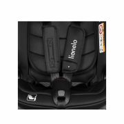 Lionelo - Scaun auto Bastiaan RWF i-Size, Pozitie de somn, Protectie laterala, Rotire 360 grade, 0-36 Kg, Cu Isofix si Centura Top Tether, Conform cu standardul european de securitate ECE R129, Negru BYNLO-BASTIAAN_RWF_ISIZE_BLACK_CARBON
