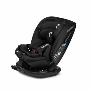 Lionelo - Scaun auto Bastiaan RWF i-Size, Pozitie de somn, Protectie laterala, Rotire 360 grade, 0-36 Kg, Cu Isofix si Centura Top Tether, Conform cu standardul european de securitate ECE R129, Negru BYNLO-BASTIAAN_RWF_ISIZE_BLACK_CARBON