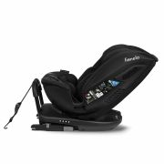 Lionelo - Scaun auto Bastiaan RWF i-Size, Pozitie de somn, Protectie laterala, Rotire 360 grade, 0-36 Kg, Cu Isofix si Centura Top Tether, Conform cu standardul european de securitate ECE R129, Negru BYNLO-BASTIAAN_RWF_ISIZE_BLACK_CARBON