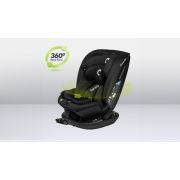Lionelo - Scaun auto Bastiaan RWF i-Size, Pozitie de somn, Protectie laterala, Rotire 360 grade, 0-36 Kg, Cu Isofix si Centura Top Tether, Conform cu standardul european de securitate ECE R129, Negru BYNLO-BASTIAAN_RWF_ISIZE_BLACK_CARBON