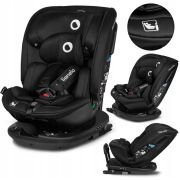Lionelo - Scaun auto Bastiaan RWF i-Size, Pozitie de somn, Protectie laterala, Rotire 360 grade, 0-36 Kg, Cu Isofix si Centura Top Tether, Conform cu standardul european de securitate ECE R129, Negru BYNLO-BASTIAAN_RWF_ISIZE_BLACK_CARBON