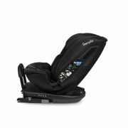 Lionelo - Scaun auto Bastiaan RWF i-Size, Pozitie de somn, Protectie laterala, Rotire 360 grade, 0-36 Kg, Cu Isofix si Centura Top Tether, Conform cu standardul european de securitate ECE R129, Negru BYNLO-BASTIAAN_RWF_ISIZE_BLACK_CARBON