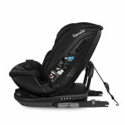 Lionelo - Scaun auto Bastiaan RWF i-Size, Pozitie de somn, Protectie laterala, Rotire 360 grade, 0-36 Kg, Cu Isofix si Centura Top Tether, Conform cu standardul european de securitate ECE R129, Negru BYNLO-BASTIAAN_RWF_ISIZE_BLACK_CARBON