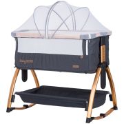 Patut co-sleeper chipolino baby boss raven hubkosbb02202ra