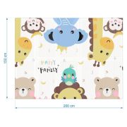 Salteluta de joaca pentru copii 150 x 200 cm kidwell inda - animals edeedimaedind01a1