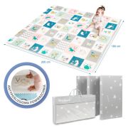 Salteluta de joaca pentru copii 180 x 200 cm kidwell inda - alphabet edeedimaedind01a2