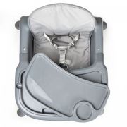 Scaun de masa 2 in 1 cu tapiterie ecotoys hc-135c - gri edeedihc-135cgray