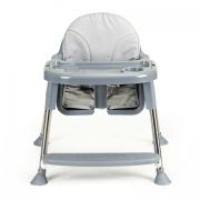 Scaun de masa 2 in 1 cu tapiterie ecotoys hc-135c - gri edeedihc-135cgray