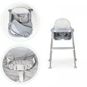 Scaun de masa 2 in 1 cu tapiterie ecotoys hc-135c - gri edeedihc-135cgray