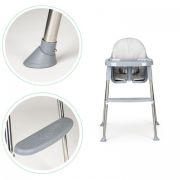 Scaun de masa 2 in 1 cu tapiterie ecotoys hc-135c - gri edeedihc-135cgray