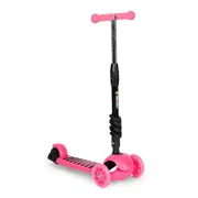 Trotineta 5 in 1 cu sezut si 3 roti cu led ecotoys ym-sw-6 - roz edeediym-sw-6pink