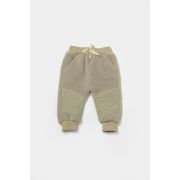 Set bluza cu buzunar si pantaloni Ursulet, Winter muselin, 100% bumbac dublat - Verde, BabyCosy (Marime: 12-18 Luni) JEMBC-CSYM7031-12