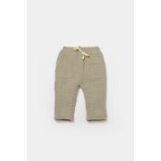 Set bluza dublata si pantaloni, Winter muselin, 100% bumbac - Verde, BabyCosy (Marime: 6-9 luni) JEMBC-CSYM7022-6
