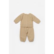 Set bluza si pantaloni, Winter muselin, 100% bumbac - Apricot, BabyCosy (Marime: 9-12 luni) JEMBC-CSYM7017-9