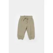 Set bluza si pantaloni, Winter muselin, 100% bumbac - Verde, BabyCosy (Marime: 18-24 Luni) JEMBC-CSYM7016-18