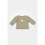 Set bluza si pantaloni, Winter muselin, 100% bumbac - Verde, BabyCosy (Marime: 3-6 Luni) JEMBC-CSYM7016-3