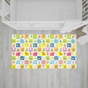 Bocioland - Covoras de joaca Happy Day, Pliabil, Protectie impotriva loviturilor, Dimensiune mare, 200 x 150 cm, Cu Imprimeu pe ambele parti, Potrivit pentru utlizare atat in interior, cat si in exterior BYNBL123