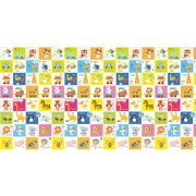 Bocioland - Covoras de joaca Happy Day, Pliabil, Protectie impotriva loviturilor, Dimensiune mare, 200 x 150 cm, Cu Imprimeu pe ambele parti, Potrivit pentru utlizare atat in interior, cat si in exterior BYNBL123
