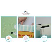 Bocioland - Covoras de joaca Honeycomb, Pliabil, Protectie impotriva loviturilor, Dimensiune mare, 200 x 150 cm, Cu Imprimeu pe ambele parti, Potrivit pentru utlizare atat in interior, cat si in exterior BYNBL121