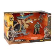Elicopter Militar 27cm cu Sunete, Lumini si Soldat inclus Toi-Toys TT15611A BBJTT15611A_Initiala